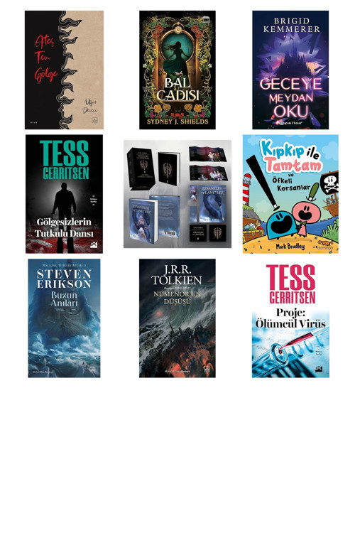 Ateş Ten Gölge + 8 Kitap Daha (Set)