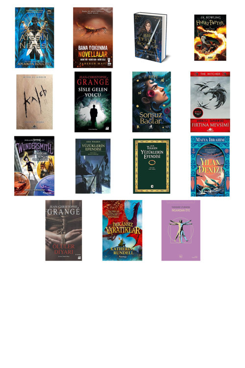 Ateşin Nefesi + 14 Kitap Daha (Set)