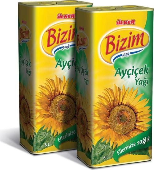 Ayçiçek Yağı Teneke - 5 lt x 2 Adet