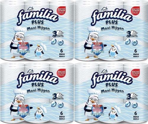 Kağıt Havlu (3 Katlı) Plus Maxi Hijyen 24 Lü Paket (4pk*6)