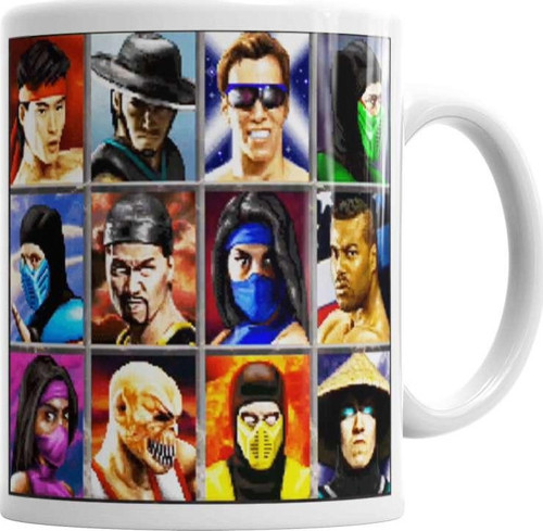 Mortal Kombat Kupa Bardak Porselen