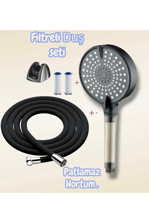 Patlamaz nano teknoloji ultra lüks duş seti su tasarruflu duş başlığı(kireç önleyici)
