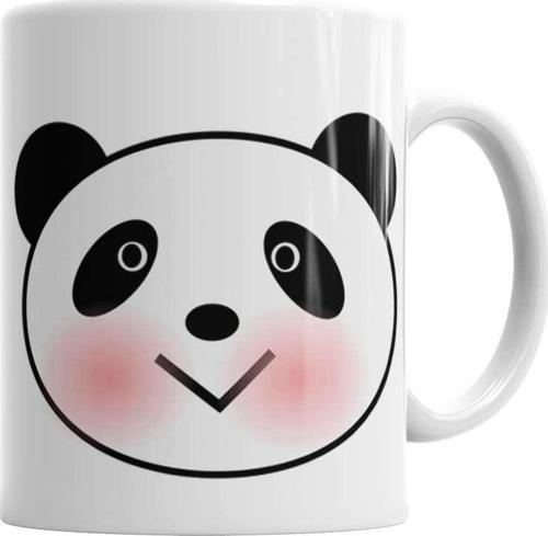 Sevimli Panda Kupa Bardak Porselen
