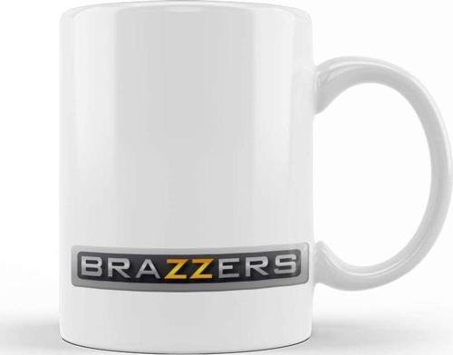 Brazzers Logo Kupa Bardak Porselen