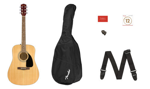 0971210721 FA-115 Dreadnought Akustik Gitar Natural (Başlangıç) | Ceviz Klavye, Ladin Kapak, Güçlü ve Dengeli Aku