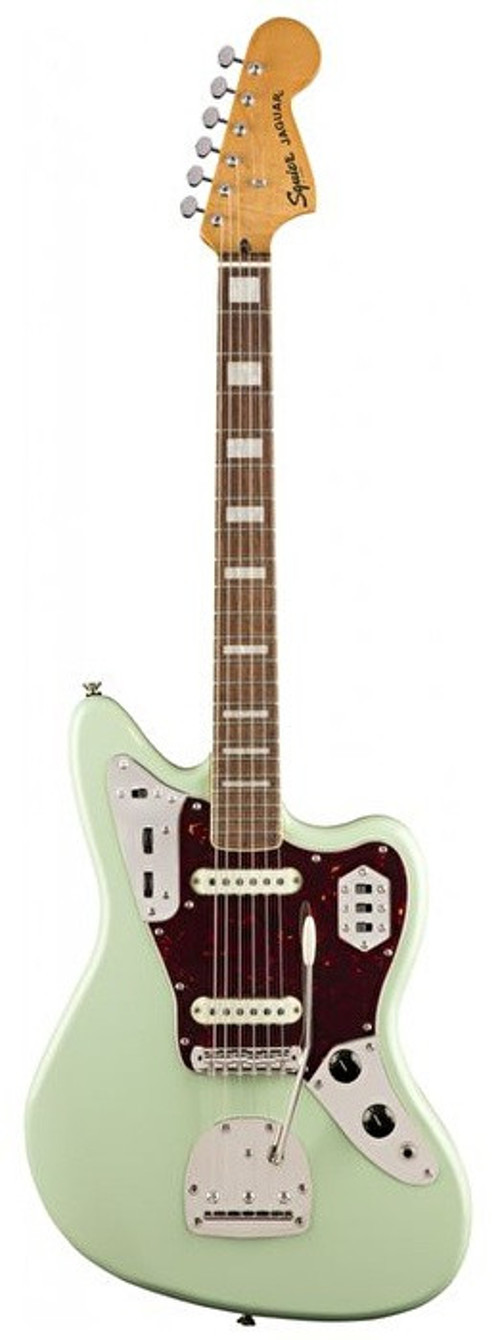 0374090557 Classic Vibe '70s Jaguar Elektro Gitar (Surf Green) | Yeşil Renk ve 70'ler Dönemi Büyük Kafa (Headstoc