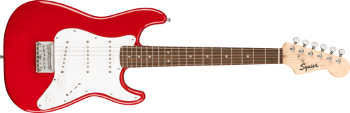 0370121554 Mini Stratocaster Elektro Gitar (dakota Red - Laurel Klavye) | Başlangıç Ve Seyahat Serisi Kırmızı Ren