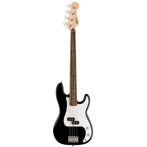 0373900506 Sonic Precision Bass Gitar (Siyah) | Laurel Klavye Siyah Gövde ve Beyaz Pickguard