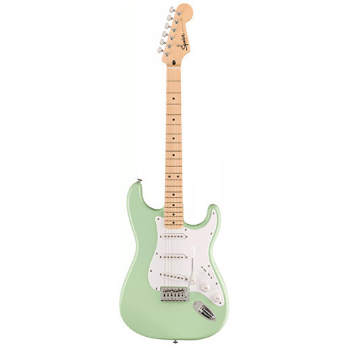 0373152557 FSR Sonic Stratocaster Elektro Gitar (Surf Green) | Akçaağaç Klavye Surf Green Renk ve Beyaz Pickguard