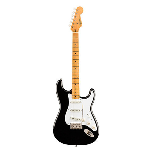 0374005506 Classic Vibe '50s Stratocaster Elektro Gitar (Siyah) | Akçaağaç Klavye Siyah Gövde ve Vintage Strat To