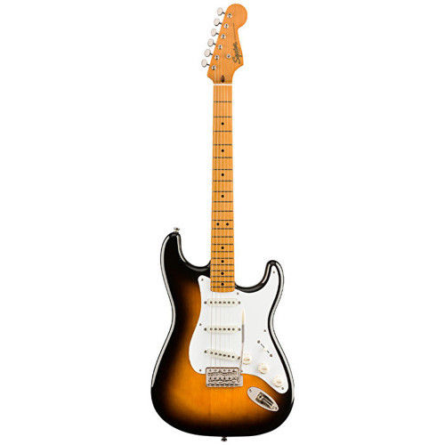 0374005500 Classic Vibe '50s Stratocaster Elektro Gitar (2-Color Sunburst) | 50'ler Tarzı Akçaağaç Klavye ve Alni