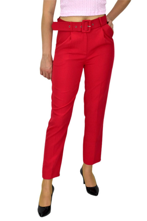 Kadın Kemerli Bilek Pantolon BGL-ST03690