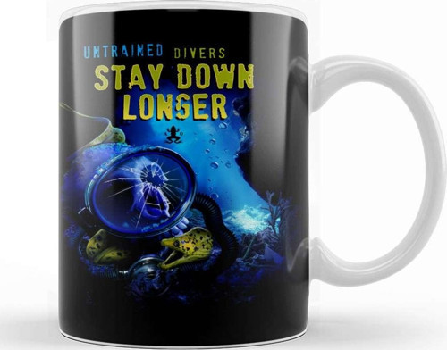 Diving Dalgıc Kupa Bardak Porselen