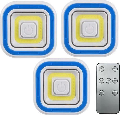 PM-6936 COB LEDLİ PİLLİ UZAKTAN KUMANDALI ÜÇLÜ LAMBA