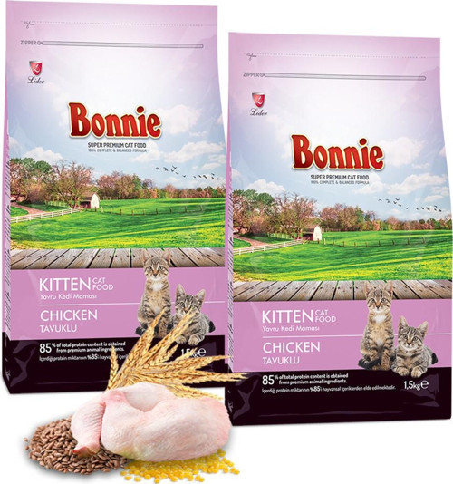 Tavuklu Yavru Kedi Maması 1,5 Kg X 2