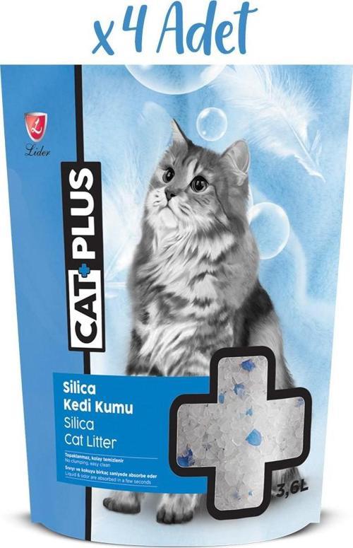 Kristal Kedi Kumu 3,6 Lt X 4 Adet