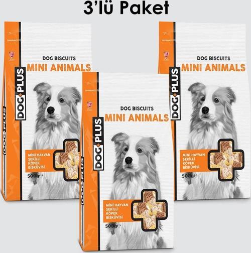 Hayvan Şekilli Ödül Bisküvisi 500 gr X 3 Adet