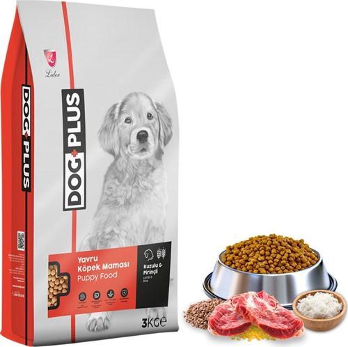 Kuzu Etli Pirinçli Yavru Köpek Maması 3 Kg
