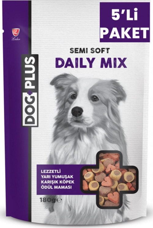 Lezzetli Ve Yarı Yumuşak Karışık Ödül Maması Köpek Ödülü 180 gr X 5 Adet