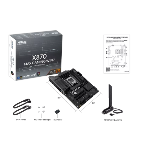 X870 MAX GAMING WIFI7 AMD AM5 DDR5 ANAKART