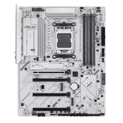 B850 MAX GAMING WIFI 7 AMD AM5 DDR5 ANAKART BEYAZ