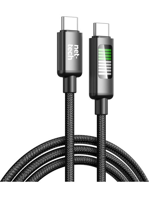 NT-DC42 100 cm Type-C to Type-C Şarj ve Data Kablosu – 60W PD, Dayanıklı Plastik Nettech NT-DC42 100 cm Type-C to Type-C Şarj ve Data Kablosu – 60W PD, Dayanıklı Plastik