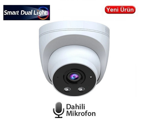EZ-1115IPS 5MP 2.8MM SMART DUAL SESLİ POE IP DOME KAMERA