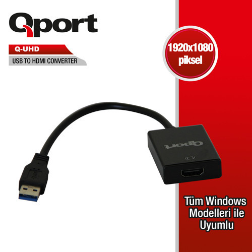 Q-UHD USB3.0 TO HDMI CEVIRICI