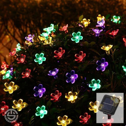 ieg™ Solar 30 Ledli Çiçekli RGB Güneş Enerjisi