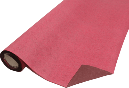Çiçek Ambalaj Kağıdı - Çift Taraflı Hediye Paketi Kağıdı - 70cmx20m - Bordo Gül Kurusu