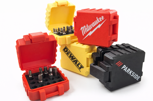 Mini Bit Set Kutusu | Vidalama Uç Organizer Kutu | Sert Plastik Taşınabilir Uç Kutusu