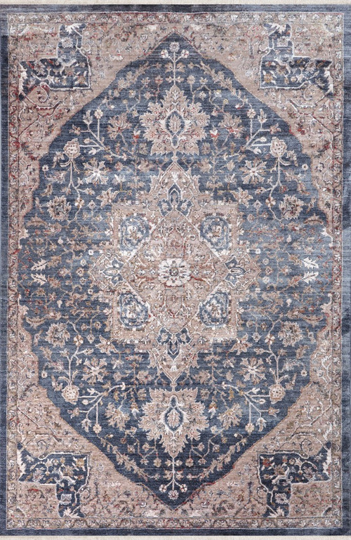 Melides 72407 Degrade İplik Yumuşak Silinebilir Keçeleşmez Leke Tutmaz Vintage Premium Halı