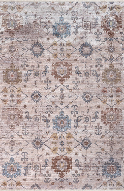 Melides 72402 Degrade İplik Yumuşak Silinebilir Keçeleşmez Leke Tutmaz Vintage Premium Halı