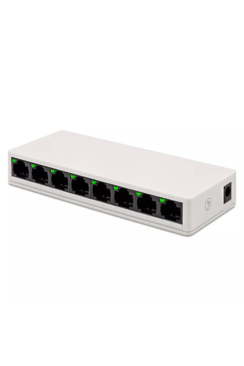 Nr4 8 Port Switch Rj45 100Mbps Ethernet İnternet Dağıtıcı Ağ Hub Ev Ofis İçin