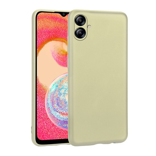 Galaxy A07 Kılıf MKST Premier Silikon Kapak - Gold