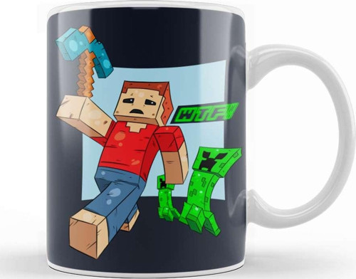 Minecraft Wtf Kupa Bardak Porselen