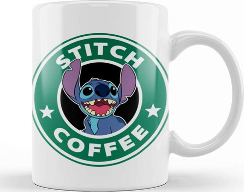 Stitch Coffee Kupa Bardak Porselen
