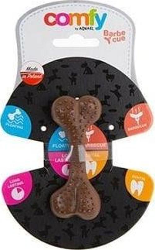 Comfy Dental Barbekülü Köpek Kemik Oyuncağı Kahverengi 8.5 Cm