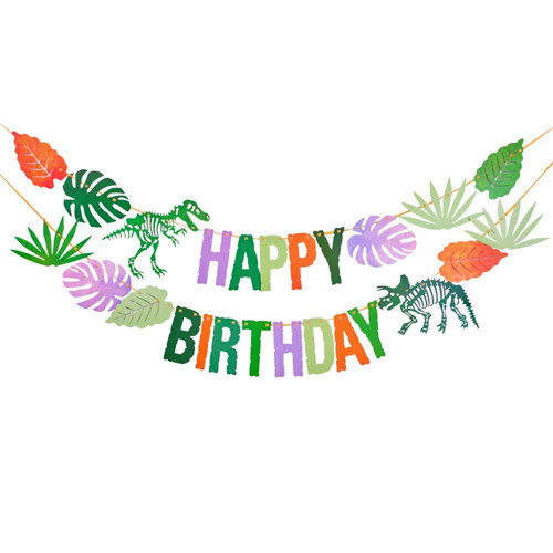 - Kaşif Dino Parti Happy Birthday Asma Süsü