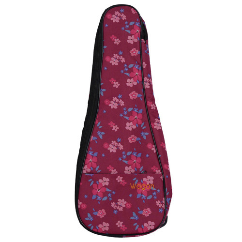 03 Serisi Soprano Ukulele Çantası - Hibiskus Pembe