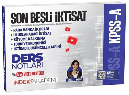 2026 KPSS A Grubu Son Beşli İktisat Video Ders Notları