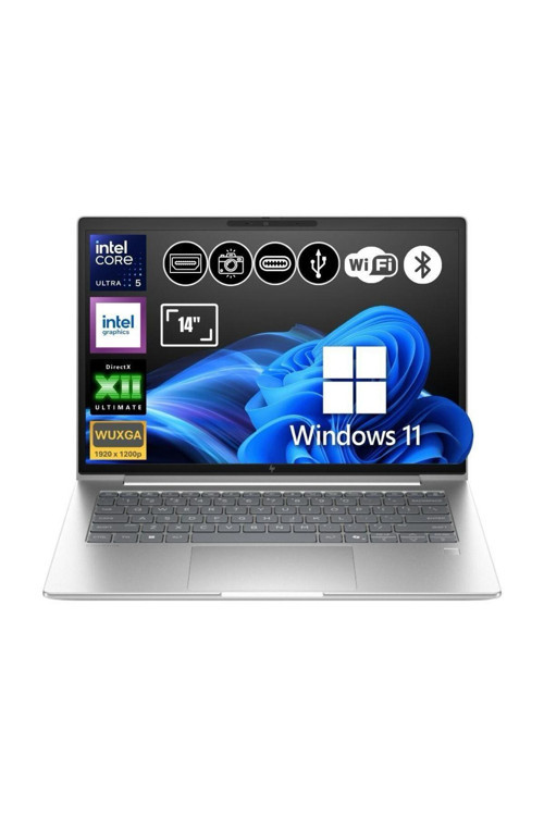 Elitebook 6 G1i Ultra 5 225U 24GB Ram 512GB SSD 14" WUXGA Windows 11Pro AD4N5ET ATL27 Notebook
