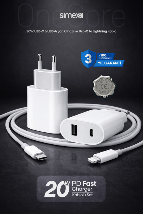 20W iPhone Uyumlu Hızlı Şarj Aleti Lightning Güç Adaptörü Başlığı 8 11 12 13 14 Pro Max Mini X Xs Xr