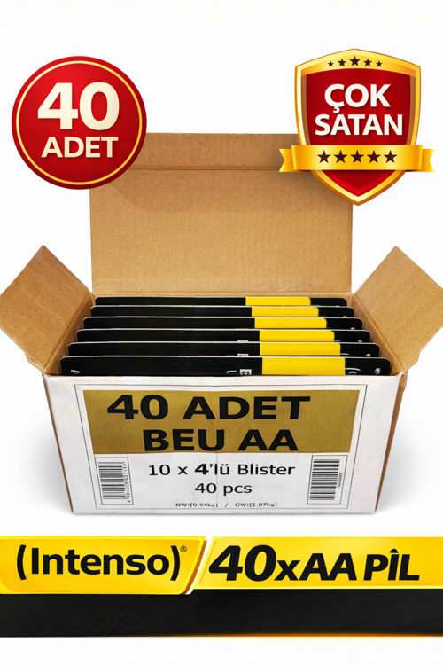 Energy Ultra AA LR6 4 Adet x 10 Lu Paket Toplam 40 adet Kalın Kalem Pil