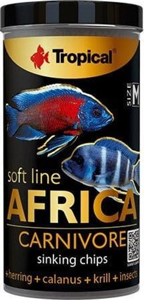 Softline Africa Africa Balıkları için Yumuşak Taneli Balık Yemi Medium 250 Ml 130 Gr