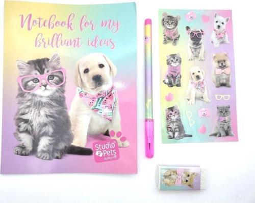 Studio Pets Kırtasiye Seti-Tüylü Pvc Çanta Pt-7746