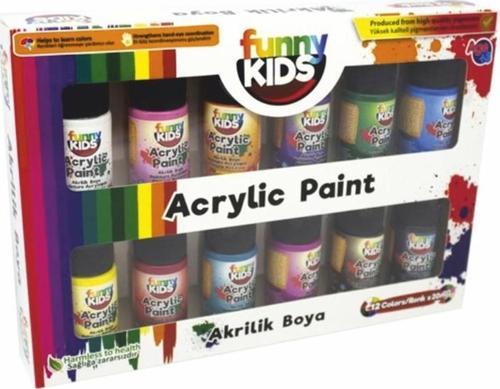Akrilik Boya 20 Ml 12 Li Set 012-1950