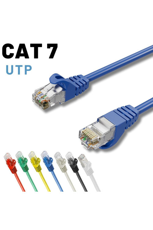 10 Metre Cat7 Kablo Ethernet Network İnternet Lan Ağ Kablosu
