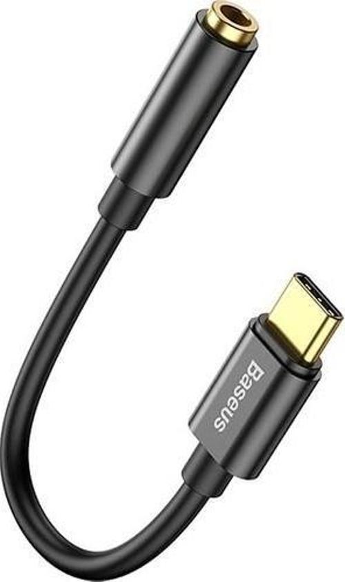 L54 Type-C Aux Kulaklık Adaptörü 3.5 Jack Ses Kablosu Siyah CATL54-01