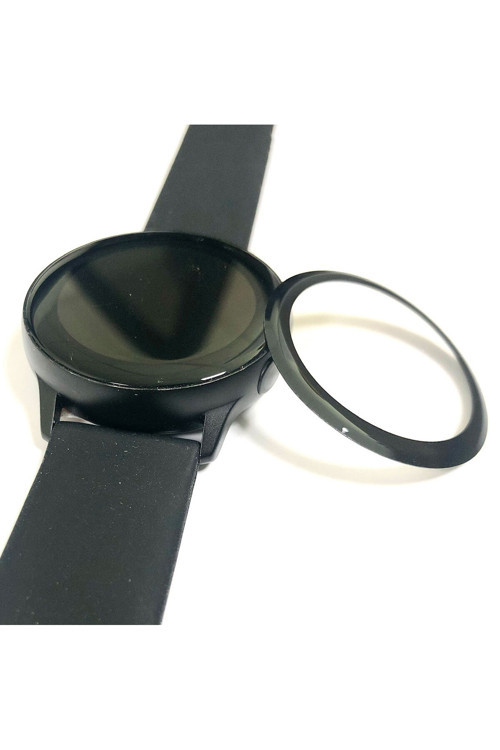 Galaxy Watch Active 2 40mm PMMA Pet Saat Ekran Koruyucu Tchs - Siyah
